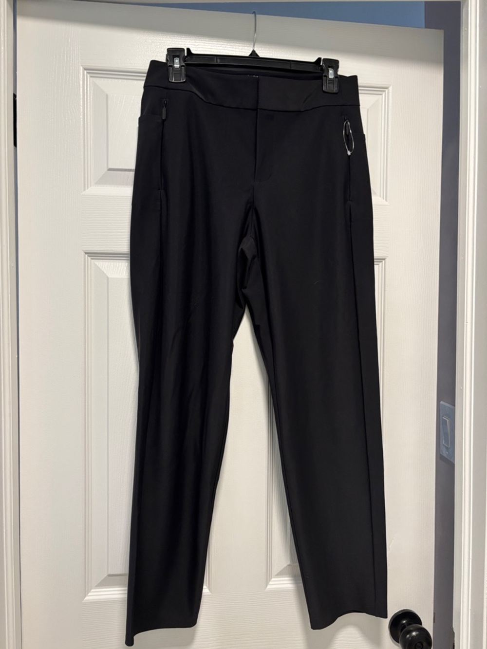 Athleta Black Slim Performance Track Joggers
